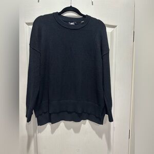 Tahari Women's Black Crewneck Sweater